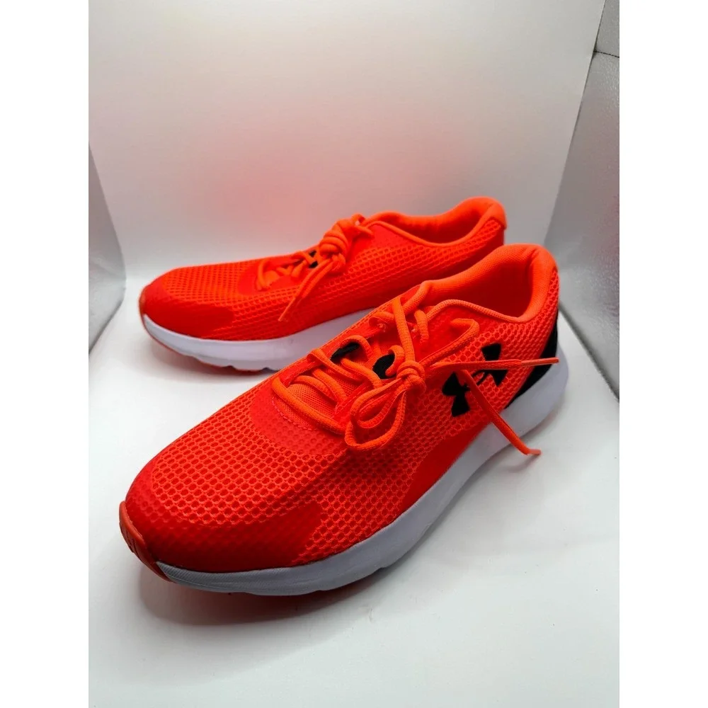 Under Armour Surge 3 3024883-800 Mens 10 Sneaker‎ After Burn Mesh Running Shoes